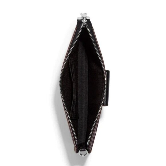 New Coach CC868 Poppy Crossbody with Card Case with Leopard Print and Signature - Picture 5 of 5